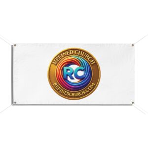 Refined Church Vinyl Banners for Events,