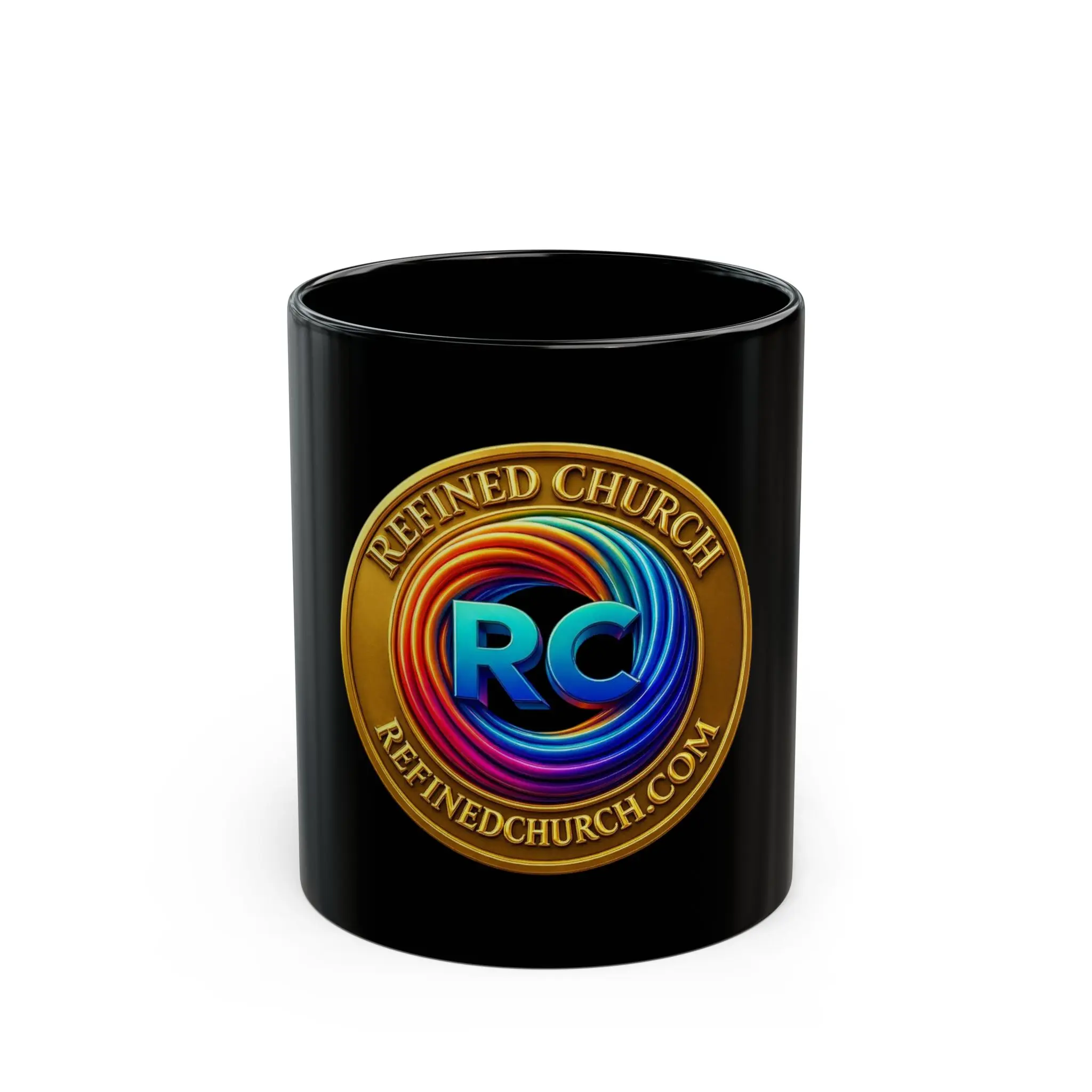 Refined Church Black Mug – Perfect