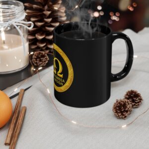 ALPHA OMEGA DESIGN Black Mug –