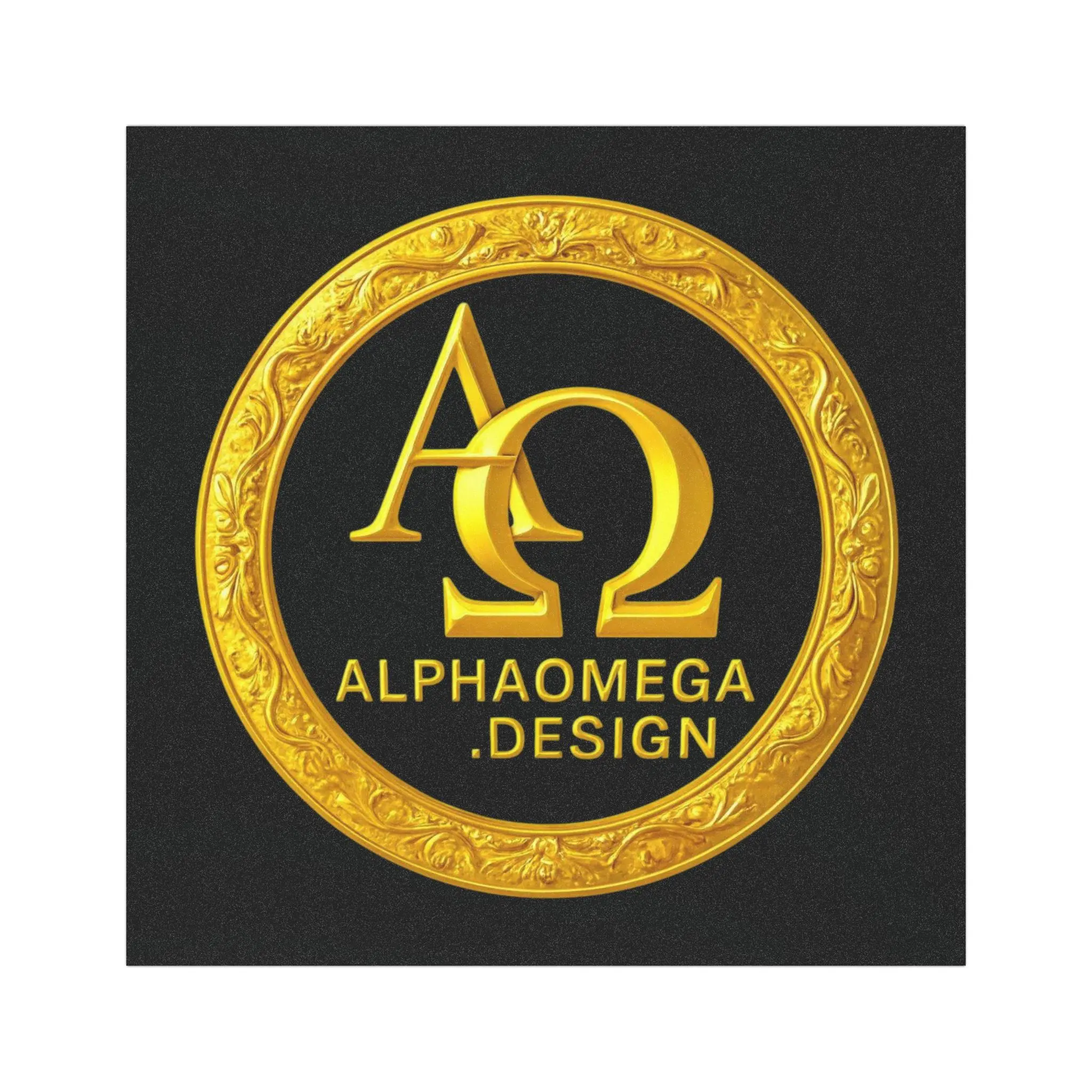 ALPHA OMEGA DESIGN Car Magnet –