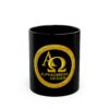 ALPHA OMEGA DESIGN Black Mug –