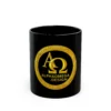 ALPHA OMEGA DESIGN Black Mug –