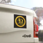 ALPHA OMEGA DESIGN Car Magnet –