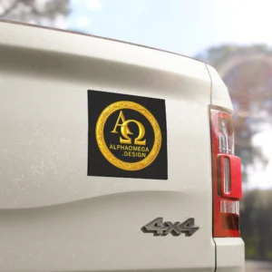 ALPHA OMEGA DESIGN Car Magnet –